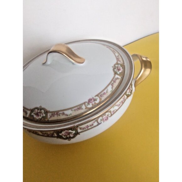 Antique  By Theodore Haviland, Limoges, France Lidded Vegetable Bowl 1910-20 - Picture 10 of 12